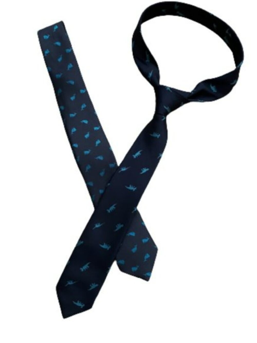 2 kids neckties whale & dinosaur - Picture 4 of 4